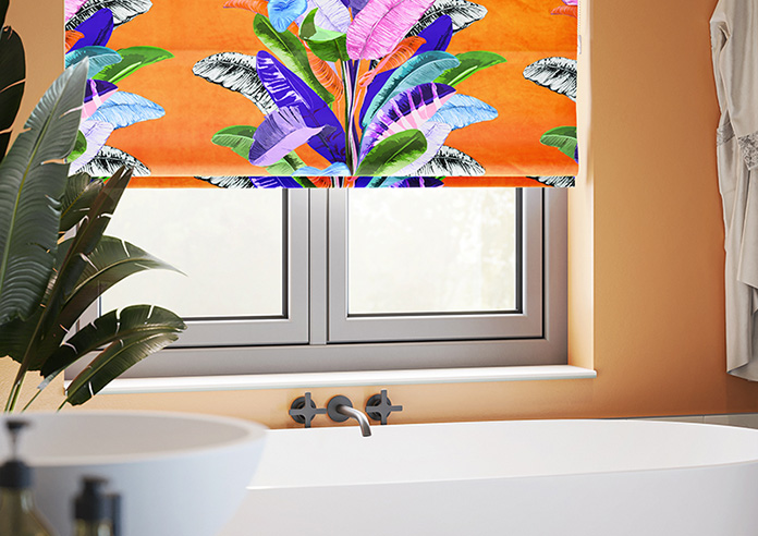 Palm Springs, Orange - Roman Blind - Image 5